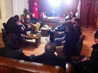 ARSLAN HALK ZİYARETLERİNE DEVAM EDİYOR