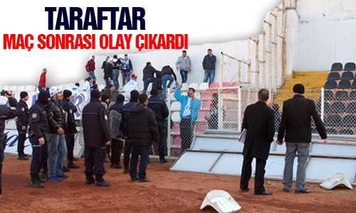 TUZLA TARAFTARI MAÇ SONRASI KOLTUKLARI SÖKTÜ