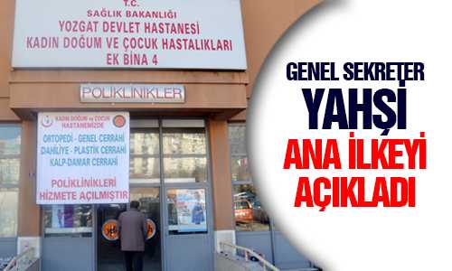 YOZGAT DEVLET HASTANESİNE 7 POLİKLİNİK DAHA
