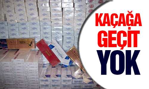 EMNİYET EKİPLERİ 75 BİN 500 PAKET SİGARA ELE GEÇİRDİ