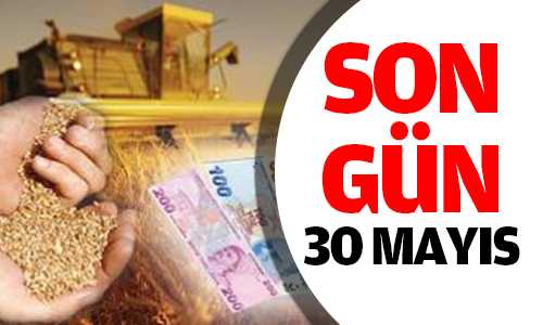 Çiftçi Kayıt Sistemine Kayıtlar 30 Mayıs
