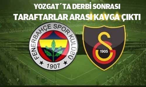 Derbi Sonrası Arbede Yaşandı