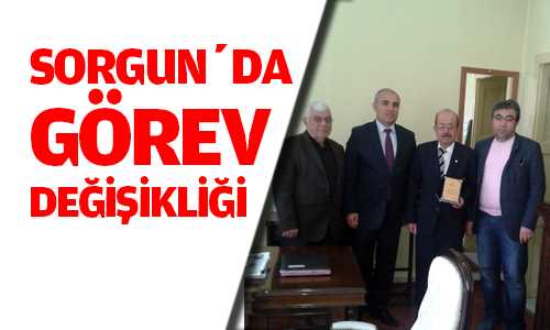 Sorgun Kızılay Şubesi’nde Görev Değişimi