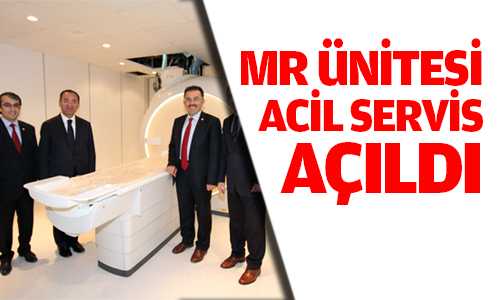 Araştırma Hastanesi Acil Servis ve MR Ünitesi Açıldı