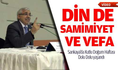 Sarıkaya’da Kutlu Doğum Dinde Sevgi ve Vefa