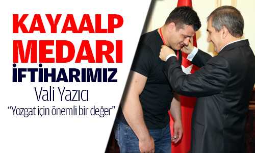Rıza Kayaalp Vali Yazıcıyı Ziyaret Etti