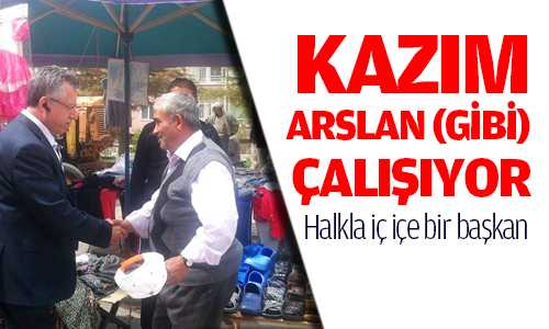 Başkan Arslan Halkla İç İçe 