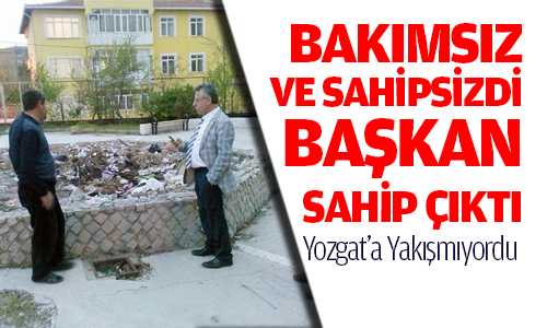 Başkan Arslan Yaşar Uğur Parkında İncelemede Bulundu