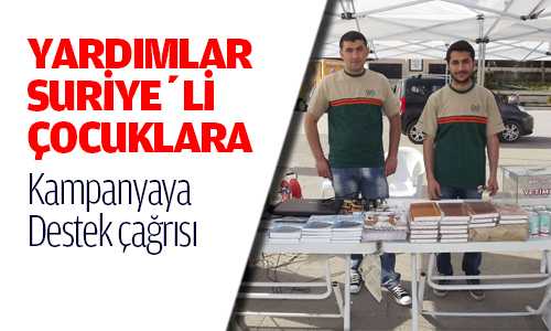 İHH’dan Suriyeli Mağdurlar için Resim Sergisi ve Yardım Kampanyası