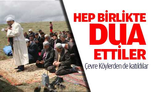 Yozgat’ta Yağmur Duasına Çıktılar