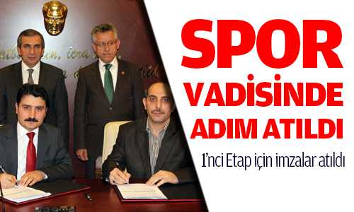 Yozgat Spor Vadisi 1. Etap İmzaları Atıldı