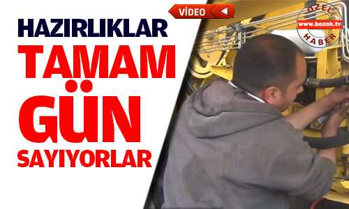 Yerköyde Biçerler Hasat İçin Hazırlanıyor