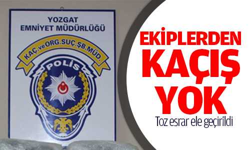14 Kilogram Toz Esrar Ele Geçirildi