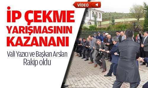 Vali Yazıcı ve Başkan Arslan Rakip Oldu