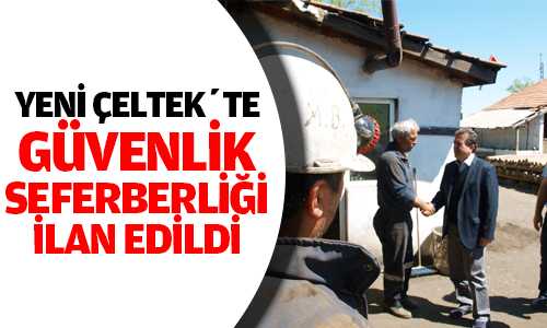 Yeni Çeltek Kömür İşletmesi Güvenlik Tedbirlerini Artırdı