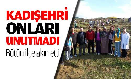 Kadışehri’nde Soma Şehitleri İçin Hatıra Ormanı Oluşturuldu