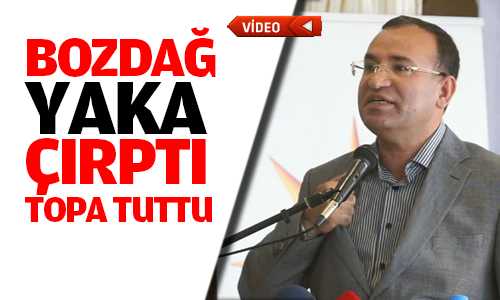Adalet Bakanı Bozdağ, Yaka Çırptı Topa Tuttu