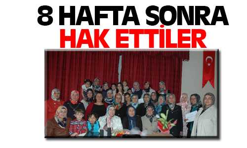 Aile Eğitimi Kursunu Tamamlayan Elli Kursiyer Sertifika Aldı