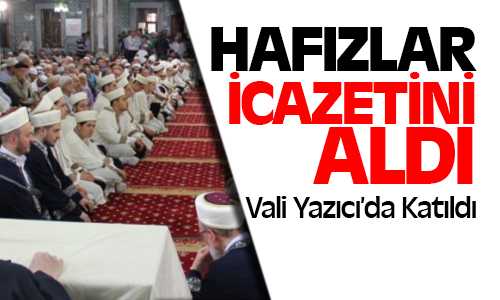 Bayrampaşa Kocatepe Kuran Kursu Hafızlık İcazet Merasimi