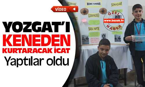 ÖÐRENCİNİN “KENE SAVAR”I HAYAT KURTARACAK