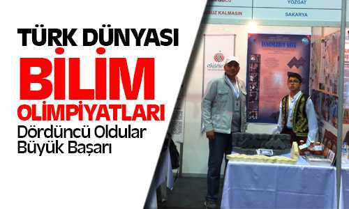 Yozgat BİLSEM Türk Dünyası Bilim Olimpiyatlarında Dördüncü Oldu