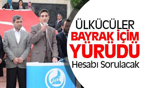 Yozgat’ta Ülkücüler Bayra için Yürüdü