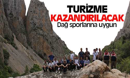 Kazankaya Kanyonu Turizme Kazandırılacak
