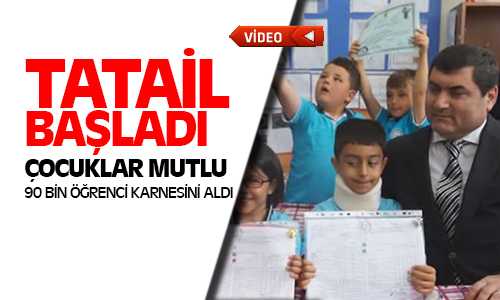 Yozgat’ta 90 Bin Öğrenci Karnesini Aldı