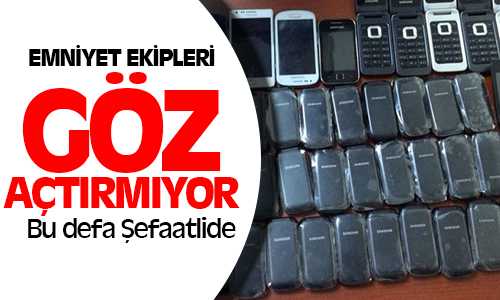 Şefaatli de Kaçak Telefon Ele Geçirildi
