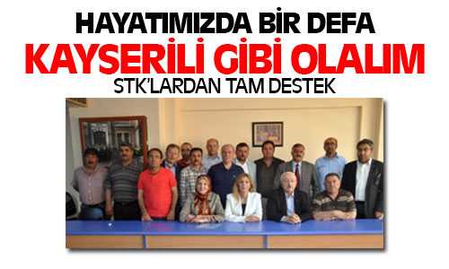 İhsanoğlu’na Yozgat’ta 22 STK’dan Destek Geldi