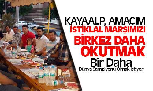 Kayaalp Basın Mensuplarıyla İftarda Bir Araya Geldi