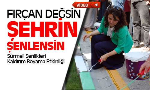 15’nci Uluslar Arası Sürmeli Şenlikleri Kaldırım Boyama Etkinliği İle Başladı