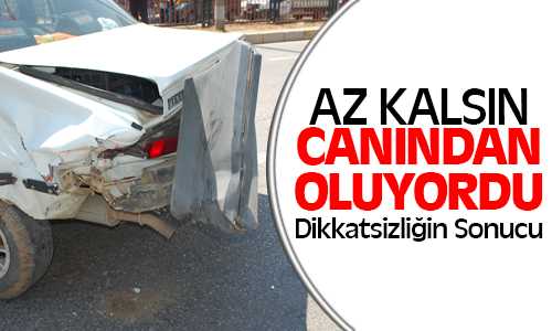 Yozgat’ta Maddi Hasarlı Trafik Kazası