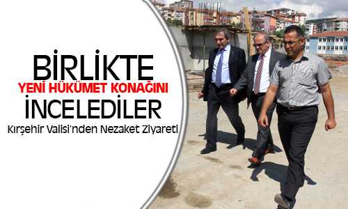 Kırşehir Valisi Çakacak’tan Vali Yazıcıya Nezaket Ziyareti