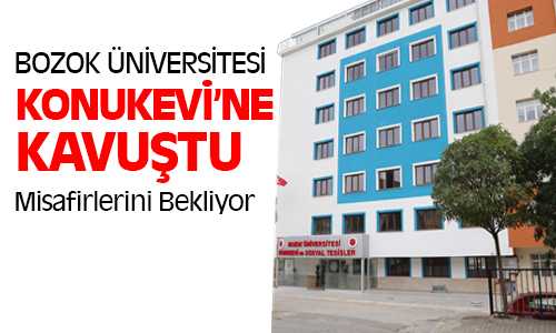 Bozok Üniversitesi Konukevi ve Sosyal Tesisleri Açıldı