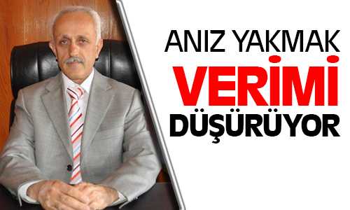 Özdemir; Anız Yakmak Doğal Dengeye Büyük Zarar Verir