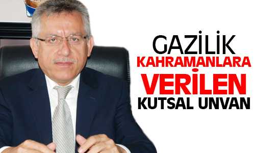 Başkan Arslan, Gaziler Günü Mesajı Yayınladı