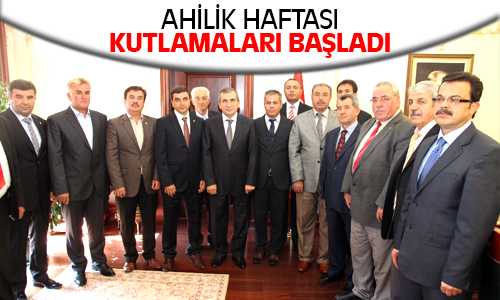 Ahilik haftası Kutlamaları Başladı