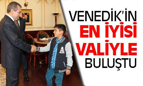 Küçük Artist Doğan İzci Vali Yazıcı’yı Ziyaret Etti