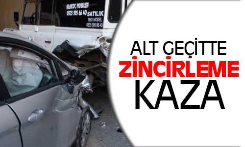 Yozgat’ta Alt Geçitte Zincirleme Kaza 1 Kişi Yaralandı