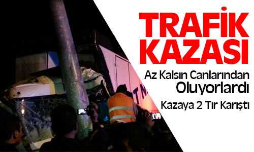 Trafik Kazası 3 Yaralı