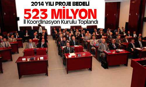 2014 Yılı Üçüncü Dönem İl Koordinasyon Kurulu Toplantısı Yapıldı