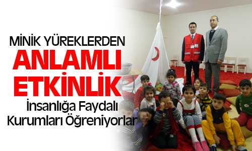 Her Yaşta İnsanlığa Faydalı Kurumları Öğreniyorlar