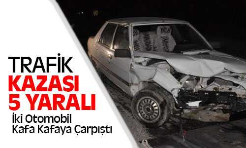 Yerköy’de Trafik Kazası 2 si Çocuk 5 Yaralı