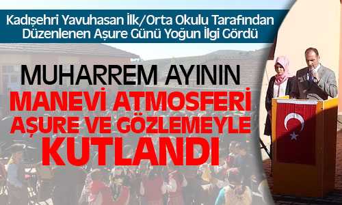 Kadışehri Yavuhasan Köyünde Aşure Günü Düzenlendi