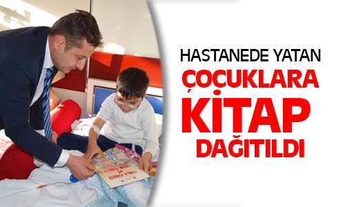 Çocuk Servisinde Yatan Hastalara Kitap Hediye Edildi