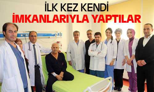 Araştırma Hastanesinde By-Pass İlk Defa Destek Alınmadan Kendi Bünyesinde Yapıldı
