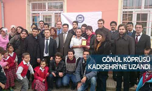 Marmara Üniversitesi Güzel Günler Kulübü Kadışehri’nde Gönül Köprüsü Kurdu