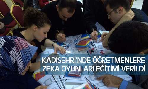 Öğretmenlere Zeka Oyunları Eğitimi