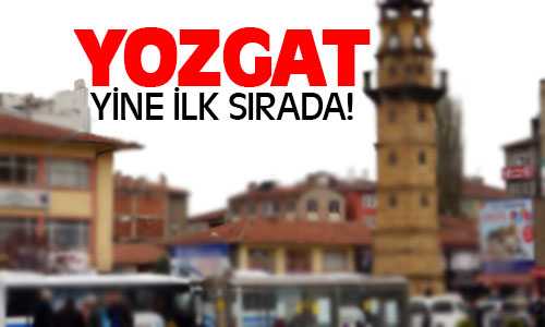 Yozgat Göçte İlk Sırada
